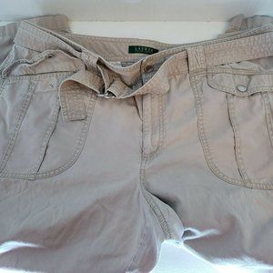 Lauren Ralph Lauren Size 18 Khaki Straight Wide